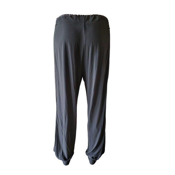 Mandorla Italia VTG 90s Y2K Harem Pants Crepe Knit Jogger Slouchy Pants sz 46/M - Picture 4 of 12